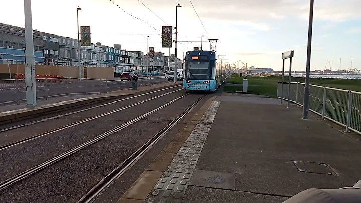 Tram arrives at st chads road tram stop this morning.3.12.25.