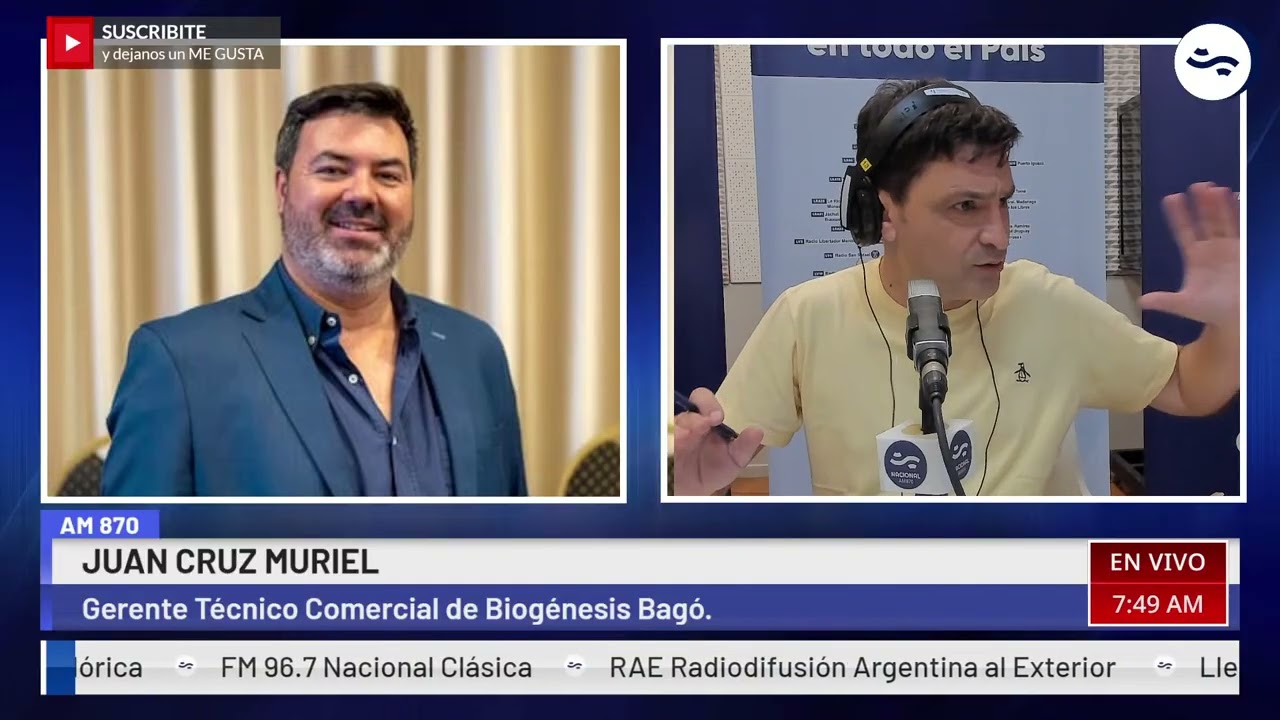 JUAN CRUZ MURIEL, Gerente Técnico Comercial de Biogénesis Bagó.