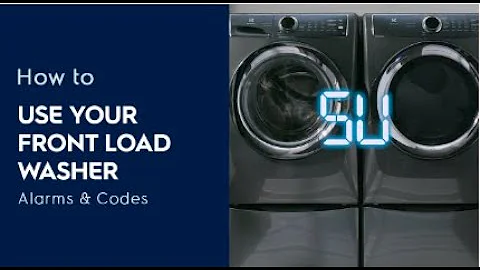 How to Use Your Front Load Washer: Alarms & Codes