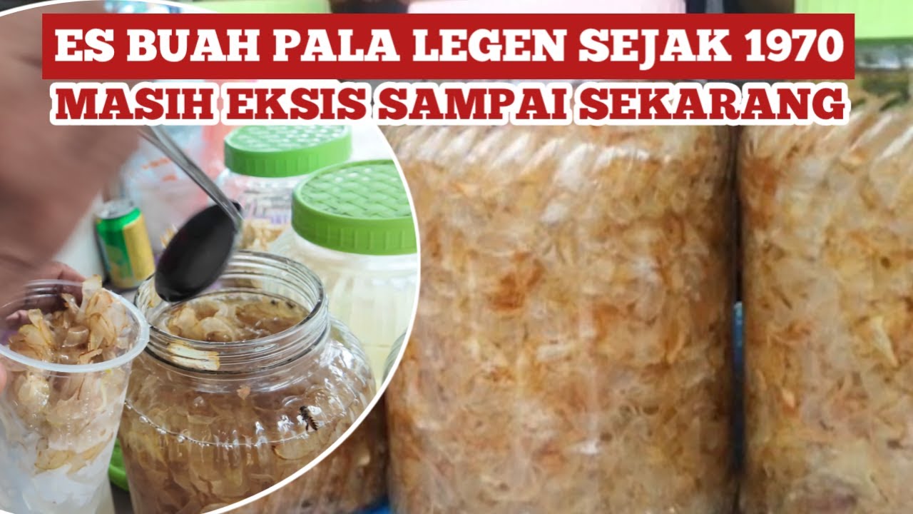 JUALAN 3 JAM DOANG!! SEGER BANGET ES BUAH PALA KHAS BOGOR #indonesianstreetfood
