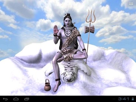 3D Mahadev Shiva Live achtergrond