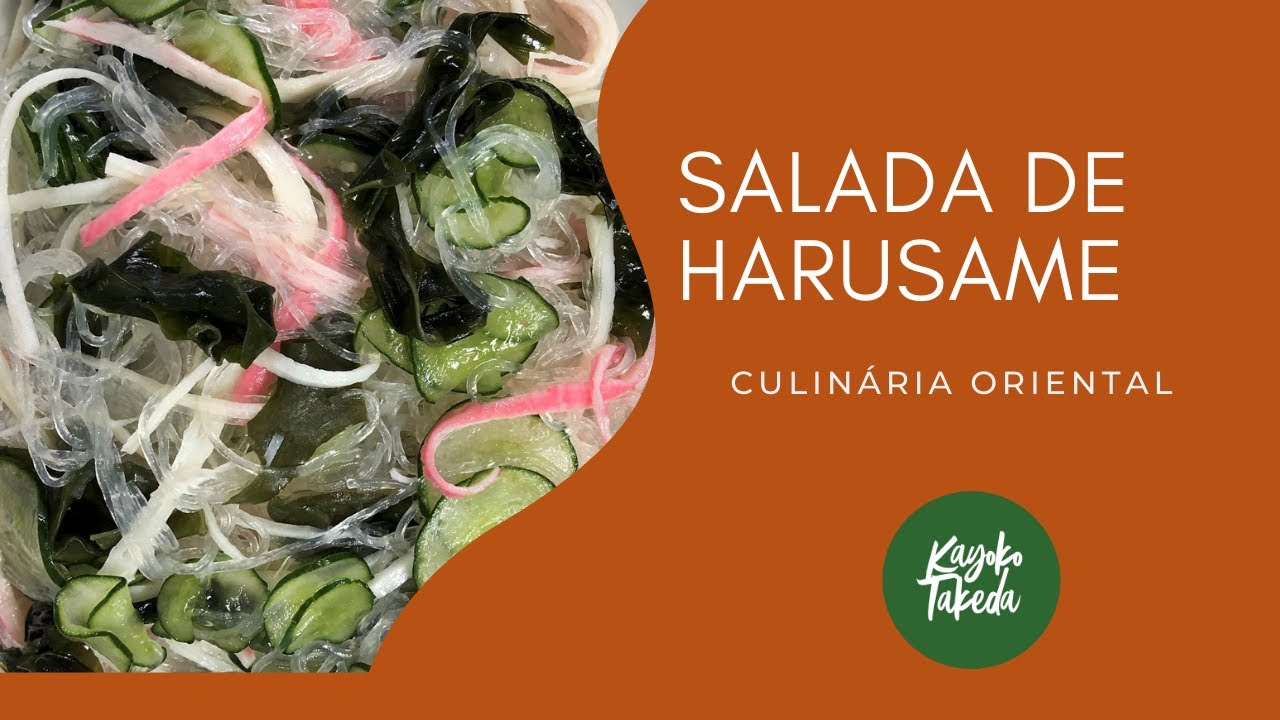 RECEITA DE SALADA DE HARUSAME - CULINÁRIA JAPONESA