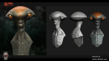 Alien - Inspired by Jordu Schell works