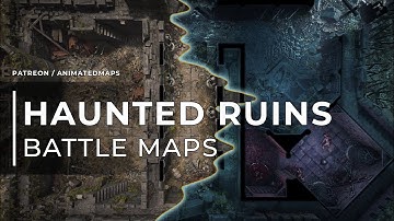 Haunted Fort Ruins | Animated Battle Maps Preview