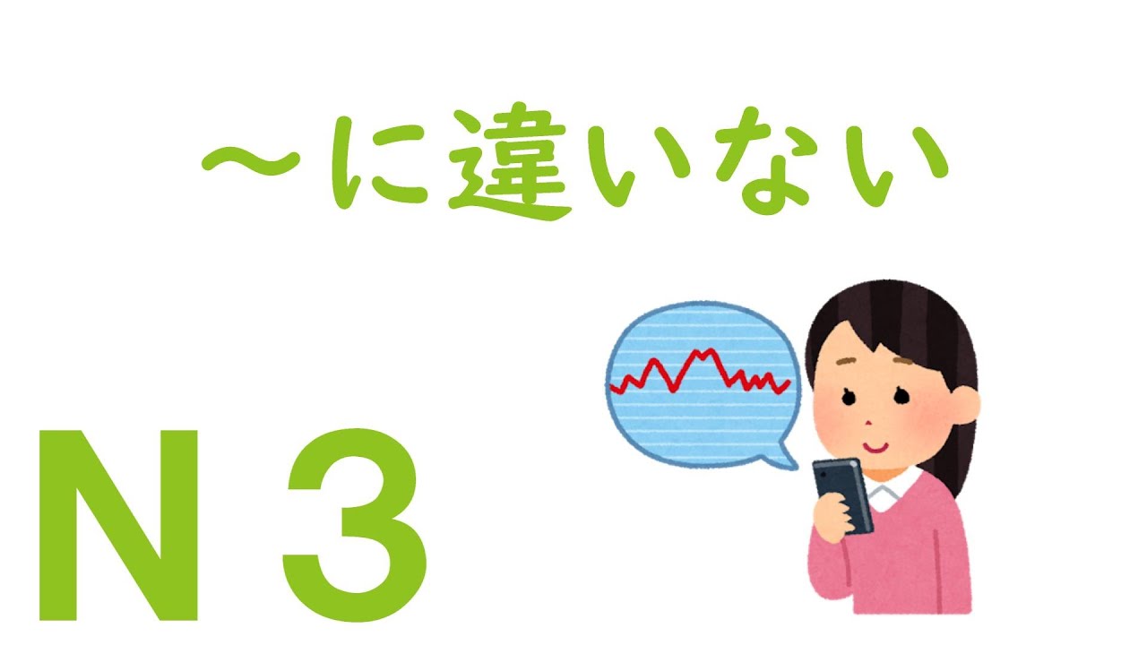 【Ｎ３文法】～に違いない