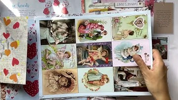 ASMR Sorting pages for Daphne’s Diary journals