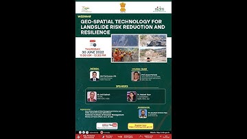 Geo-spatial Technology for Landslide Risk Reduction and Resilience.| DISASTER IN INDIA | DM ACT 2005