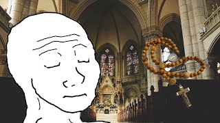 You are in a giant cathedral alone, praying... [catholic chants & hymns]
