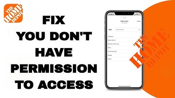 How To Fix And Solve Home Depot App Don