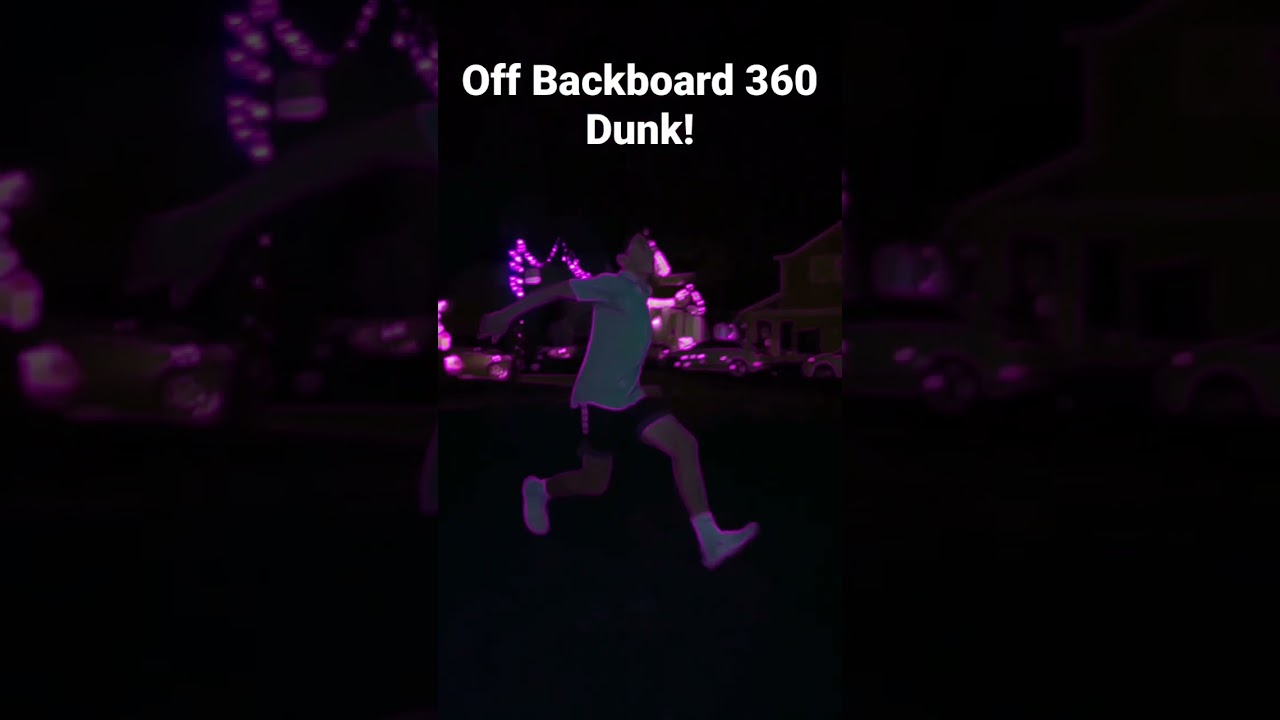 Off Backboard 360 Dunk!