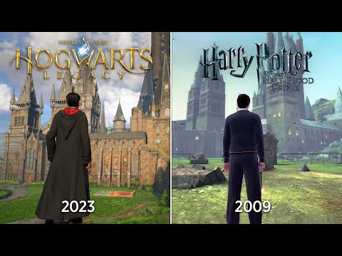 Видео: Хогвартса Наследие против Гарри Поттер игра — Сравнение Деталей