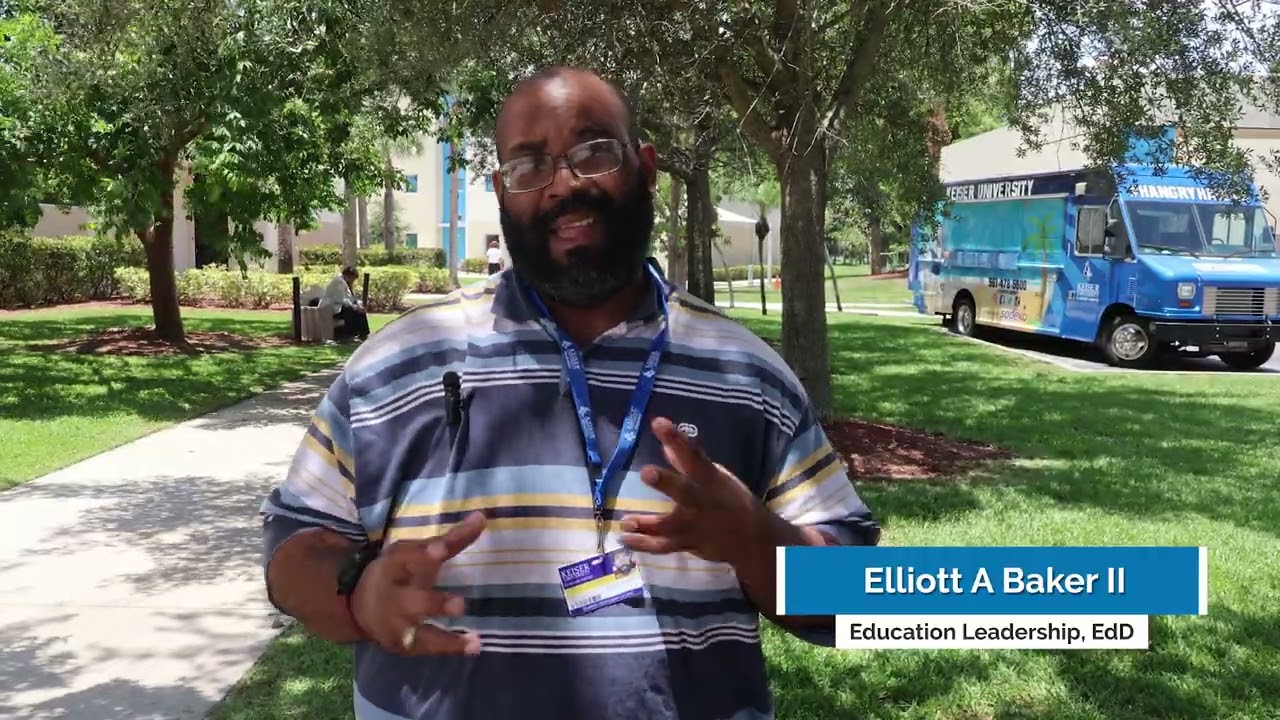 Elliot Baker II’s Inspiring Ed.D. Journey at Keiser University Graduate School