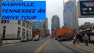 Nashville, Tennessee | 4k Drive Tour | Over 1 hour!