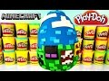 Giant minecraft playdoh surprise egg series 2 blind bag blind box hangers stone series