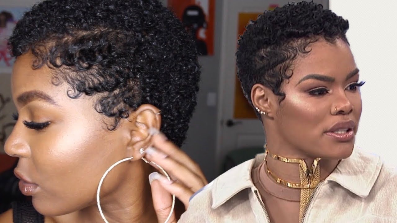 FINGER WAVES TWA STYLE Teyana Taylor Inspired - YouTube.