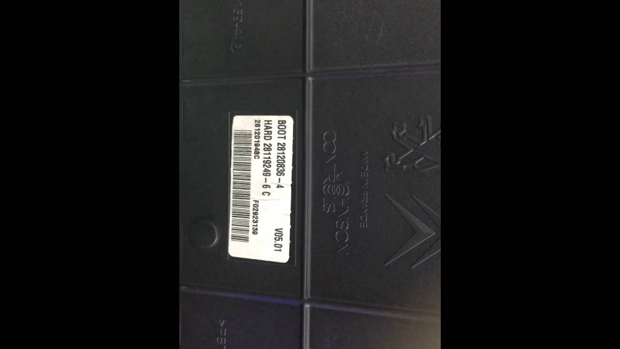 Citroen pin code