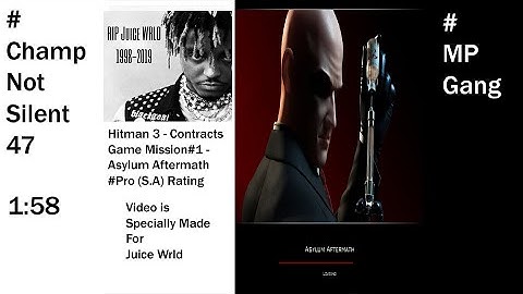 Hitman 3 Contracts Game Mission#1 Asylum Aftermath HD