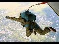 Затяжной прыжок с парашютом с высоты 2500 метров от первого лица. | First-person parachute jump