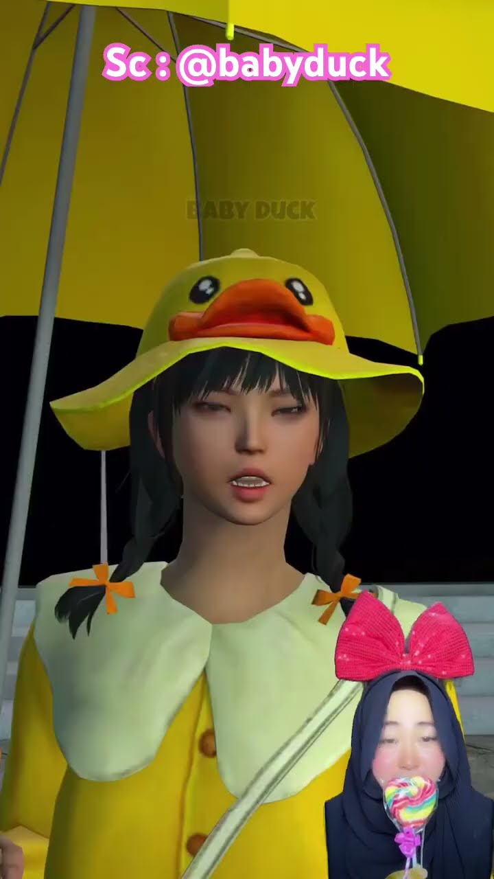 SI AA TIDAK BUTUH PAYUNG ⁉️?@babyduck #shorts #funny #dubbing