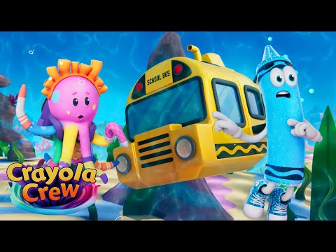 Don't Miss the School Bus! 🚌+ MORE | @CrayolaCrewOfficial FULL EPISODES | Fun Cartoons for Kids