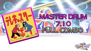【GITADORA GALAXY WAVE DELTA】テレキャスタービーボーイ MASTER DRUM FULL COMBO