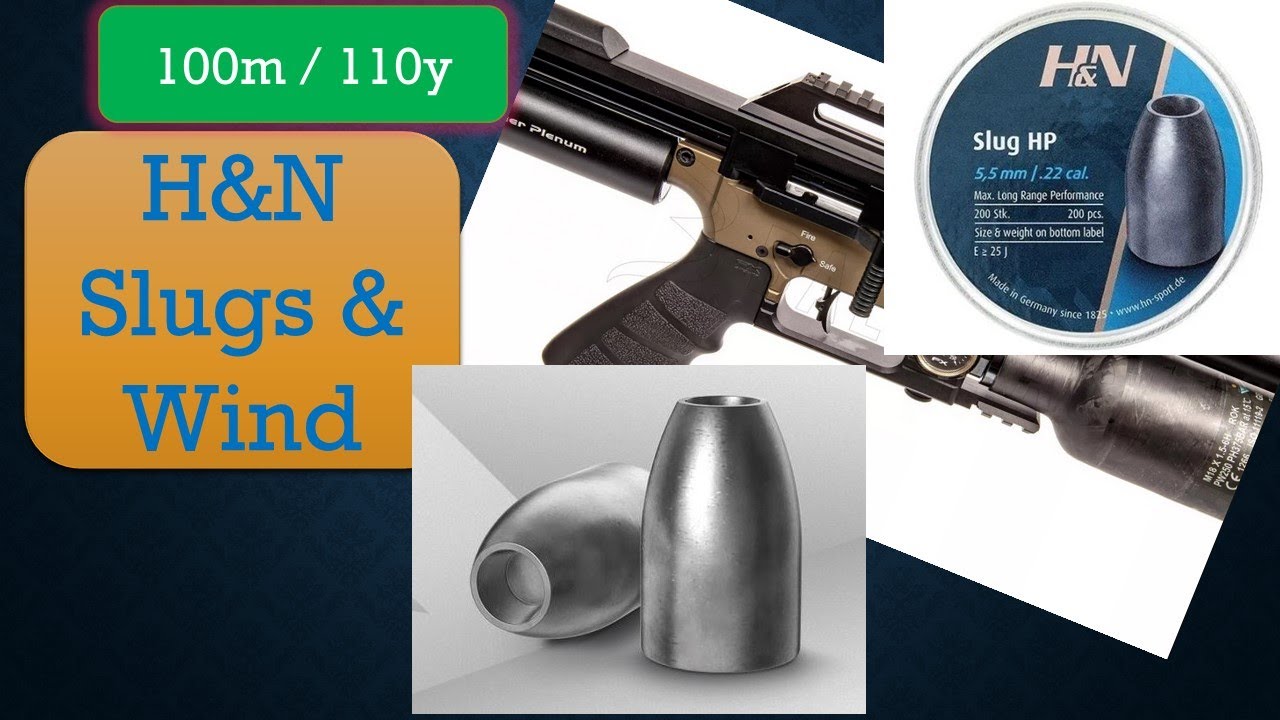 Тестирование H&N на дистанции 100 м в ветреную погоду — 25 и 30 грамм — тип FX Impact