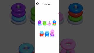 Hoop Stack - Color Puzzle Game Level 467