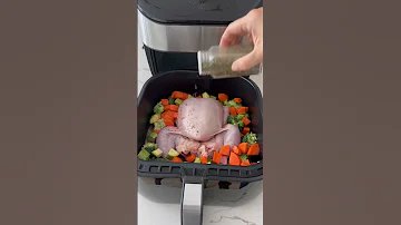 دجاج مع خضرة 