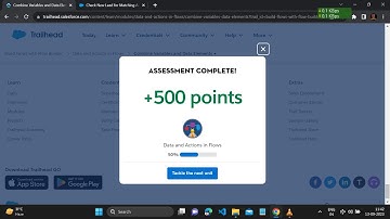 Combine Variables and Data Elements  || Combine Variables and Data Elements trailhead solution