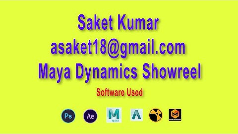 Maya Dynamics Showreel