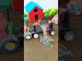 DIY Mini Construction Machine Science Project | Mini Tractor Making Video #shorts