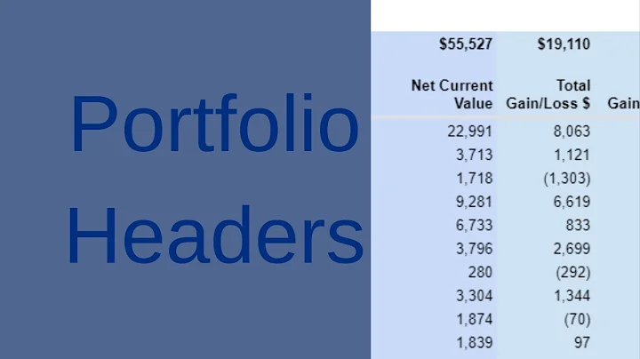 Skeptical About What Information To Include in Your Stock Portfolio Spreadsheet?