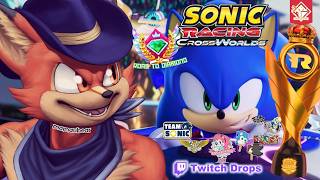 SONIC RACING: CROSSWORLDS - Road to Emerald Grade + Twitch Drops Stickers [ Hazco Fox I VPlayers ]