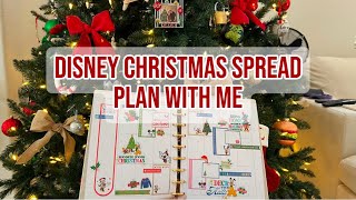 DISNEY CHRISTMAS SPREAD | PLAN WITH ME