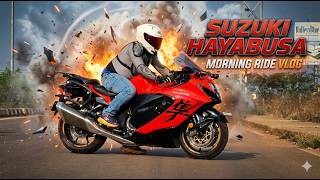 Suzuki Hayabusa First Ride Review | 25th Anniversary Edition
What Makes the 25th Anniversary Edition Special?
While it retains the legendary 1,340cc in-line four-cylinder engine, this edition stands out through premium collectible details:
• Exclusive Livery: A striking Orange and Black dual-tone paint scheme that pays homage to the second-generations iconic look.
• Unique Branding: Features a raised 3D Suzuki logo on the fuel tank and a 25th-anniversary emblem etched into the muffler body.
• Gold Accents: High-end gold-anodised finishes on the drive chain adjuster and the inner rotors of the front brake discs.
• Heritage Details: The famous Hayabusa Kanji logo is subtly applied to the drive chain links, and a single-seat cowl comes as standard equipment.
Why the Hayabusa is One of the Greatest Ever?
The Busa earned its spot in the motorcycle hall of fame by being the first production bike to break the 300 km/h barrier, leading to the famous Gentlemans Agreement among manufacturers to limit top speeds.
Its greatness lies in its dual personality: it is a terrifyingly fast drag-strip beast that is simultaneously one of the most comfortable and stable high-speed sports tourers ever built. With the latest Suzuki Intelligent Ride System (S.I.R.S.), including 6-axis IMU-based traction control and a bi-directional quickshifter, it remains a masterclass in manageable power. Suzuki Hayabusa First Ride Review | 25th Anniversary Edition