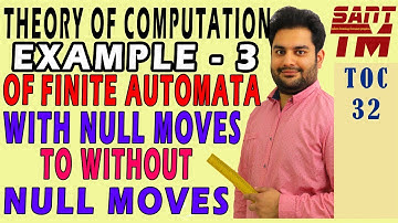 Conversion of NFA with Null moves to NFA without Null Moves | EXAMPLE-3 | Theory of Computation