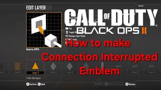 Connection Interrupted Emblem - Black Ops 2 PS5 Emblems