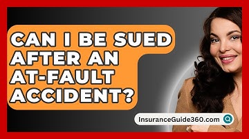 Can I Be Sued After An At-fault Accident? - InsuranceGuide360.com