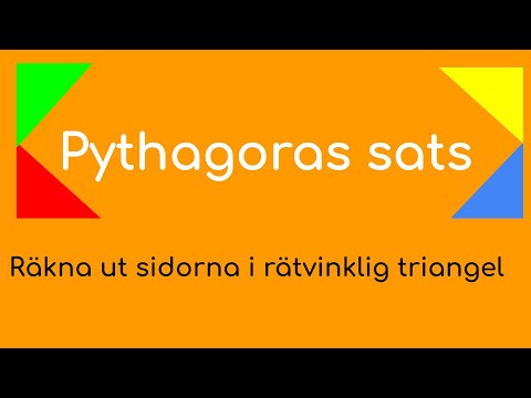 Video: Kan en liksidig triangel vara en rätvinklig triangel?