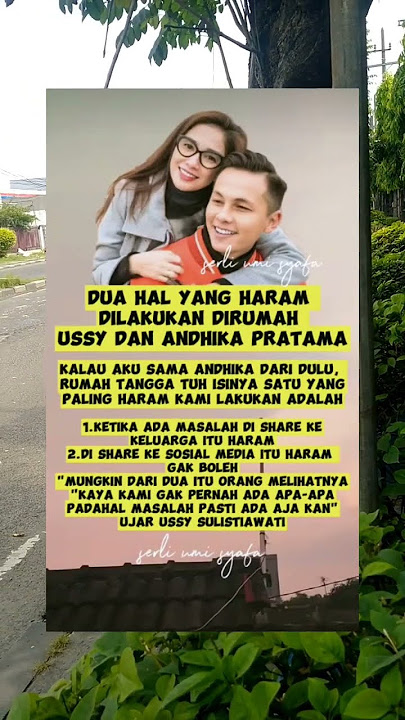 Tips Rumah Tangga Harmonis Ala Andika Pratama Dan Ussy #shortvideo #viralvideo #beritaartis
