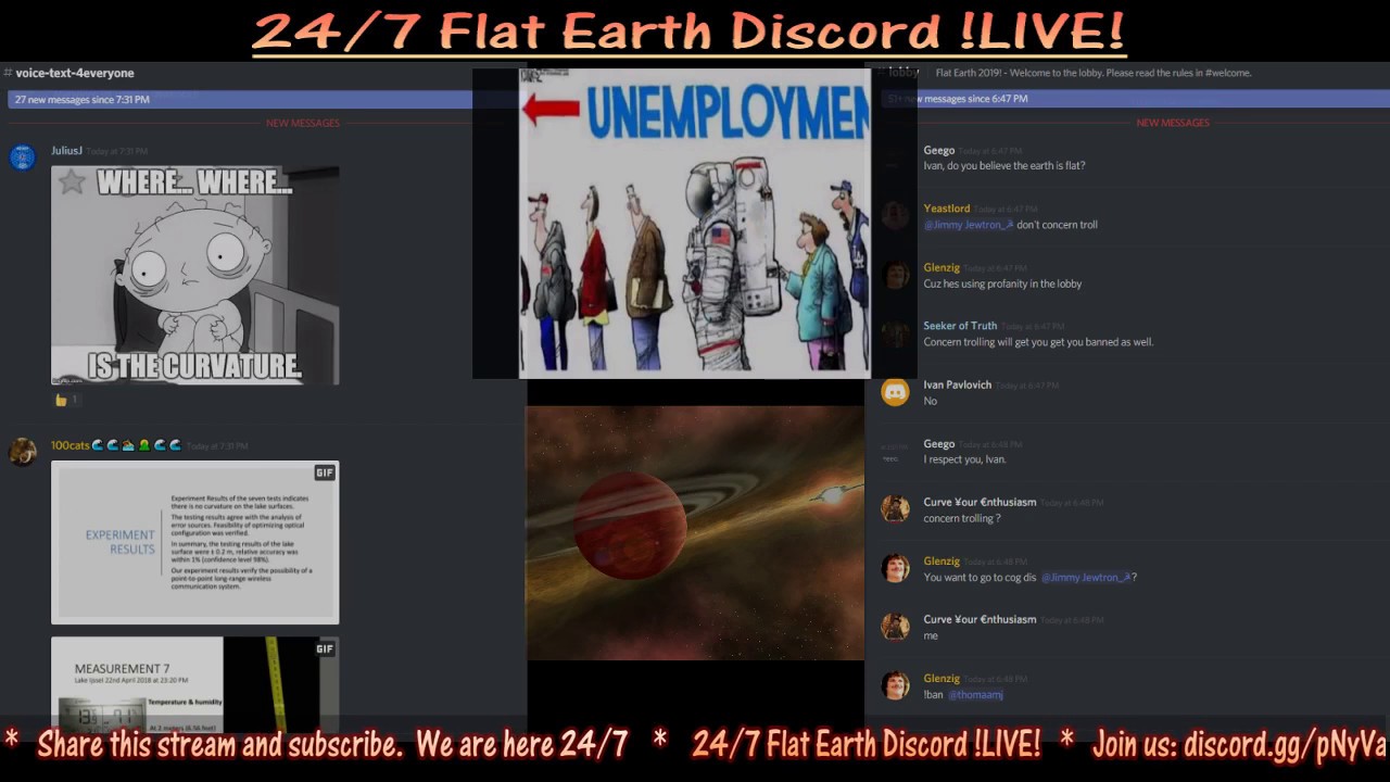 flat earth discord