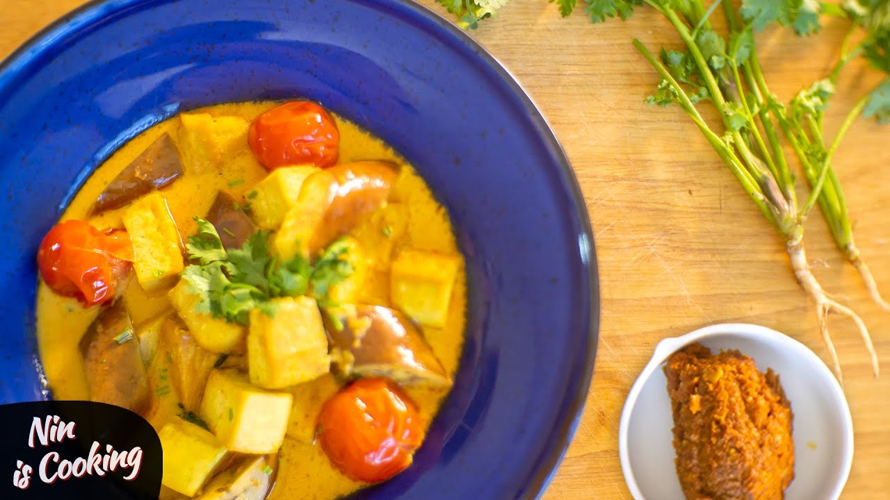Thai Yellow Curry Recipe With Tofu (Vegan Yellow Curry) YouTube