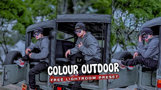 COLOUR OUTDOOR | Outdoor Lightroom preset | How to edit Lightroom photos | Free Lightroom preset | screenshot 3