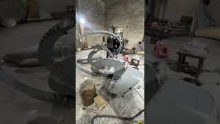 Outdoor Park Square Stainless Steel Abstract Sculpture#modernsculpture #homedecor #landscapedesign