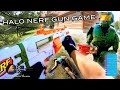 NERF GUN GAME | HALO EDITION (Nerf First Person Shooter!)