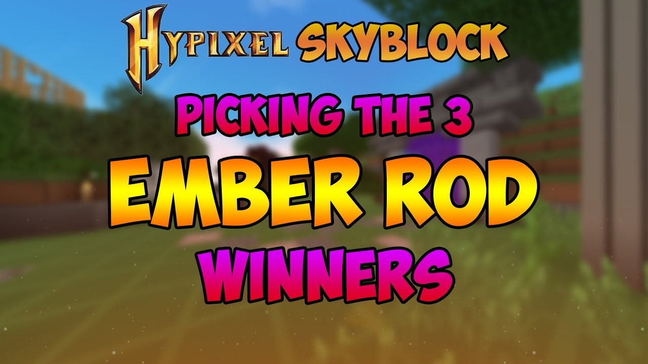 [Giveaway Reveal] Picking the 3 EMBER ROD WINNERS!! - YouTube