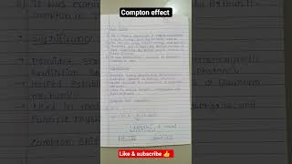 COMPTON EFFECT [COMPTON SCATTERING] || FOUNDATION OF QUANTUM PHYSICS ||#engineeringphysics