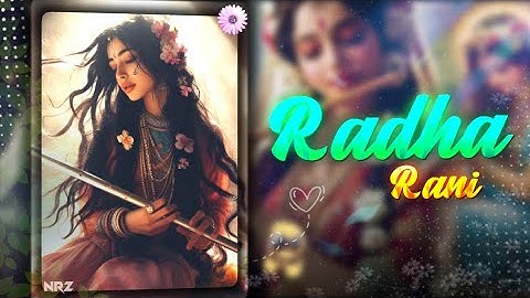 RADHA RANI 🛐♥️ || AE INSPIRED || ALIGHT MOTION PRESET