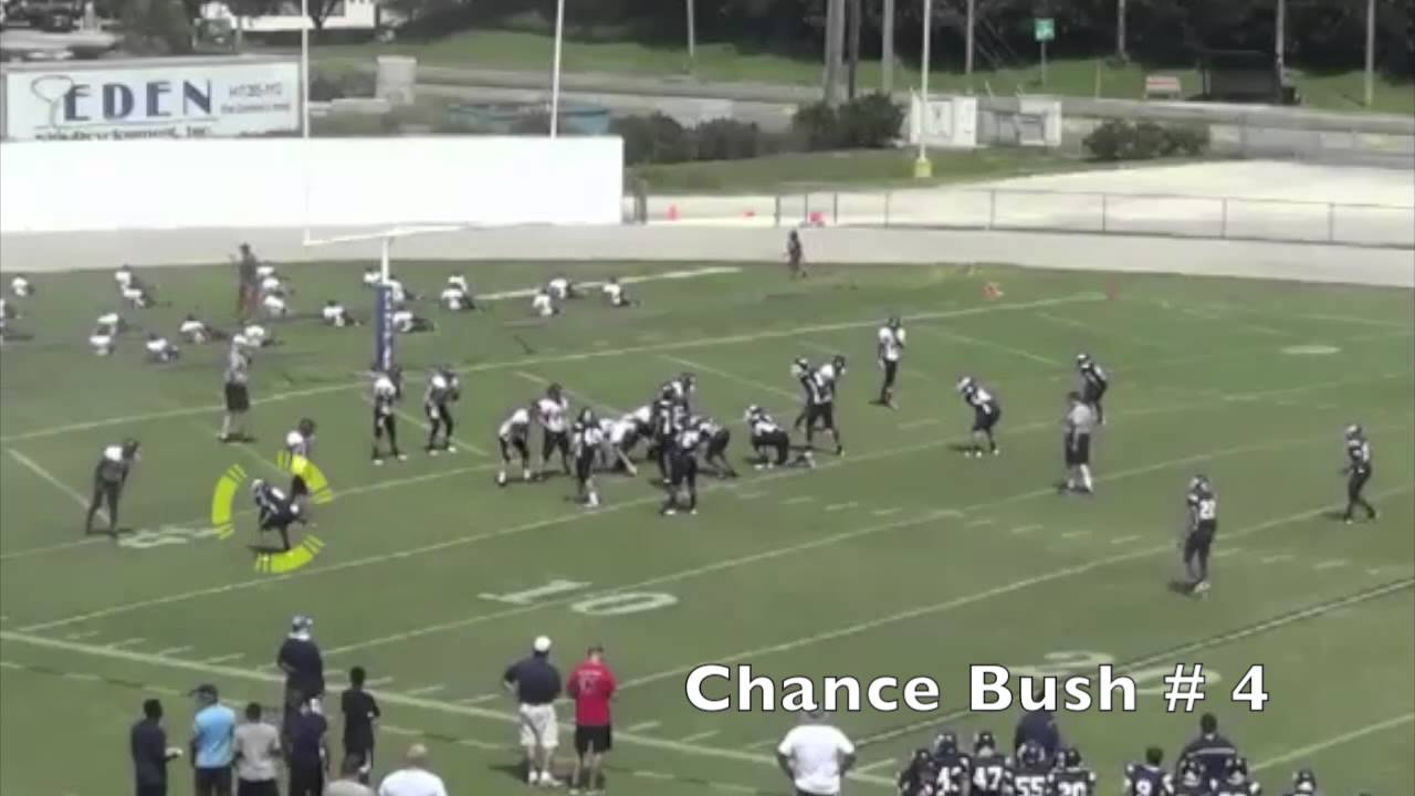 Chance Bush #4 8th grade year - YouTube