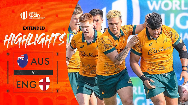 SIXTEEN try spectacle 💪 | Australia v England | World Rugby U20 Championship | Extended Highlights